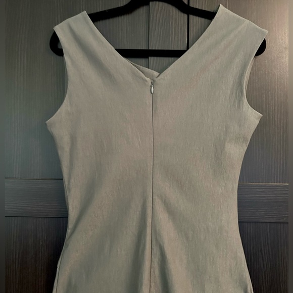 NWT Bodycon Sleeveless Sheath Dress. MUXXN. Grey/Sz. L. - Picture 7 of 13